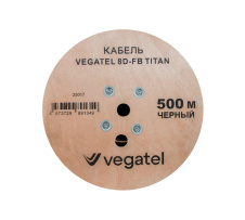 Кабель коаксиальный VEGATEL 8D-FB (Titan, черный) бухта 500м