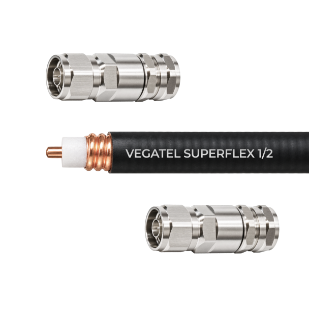 Кабельная сборка VEGATEL SuperFlex-1/2 (ГОСТ) (N-male - N-male)