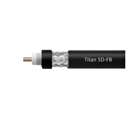 Кабельная сборка 5D/FB (Titan, черный) (N-female - SMA-male) 3 м