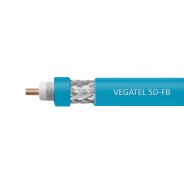 Кабель коаксиальный VEGATEL 5D-FB Cu (ГОСТ, синий) бухта 500м